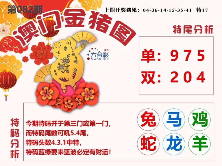082期澳门金猪图[图]